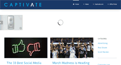 Desktop Screenshot of captivateblog.com